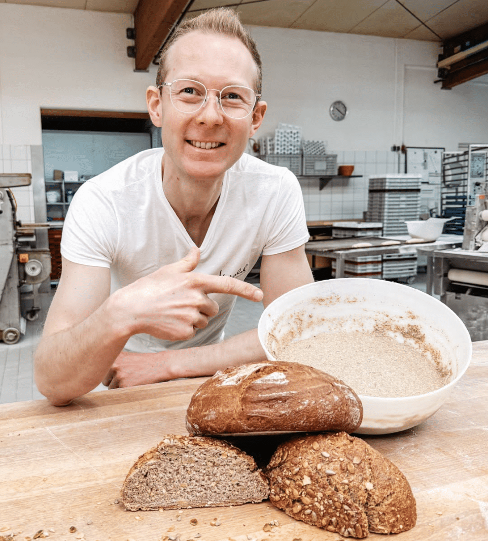 Oliver Gradwohl von der Bio Bäckerei Gradwohl - Social Media Beitrag