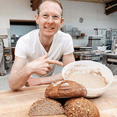 Oliver Gradwohl von der Bio Bäckerei Gradwohl - Social Media Beitrag